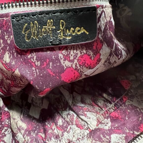 NWOT Elliot Luca snakeskin small handbag. - Picture 4 of 16